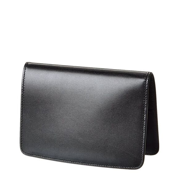 Saint Laurent Voltaire Leather Passport Case, Black - Picture 2 of 4